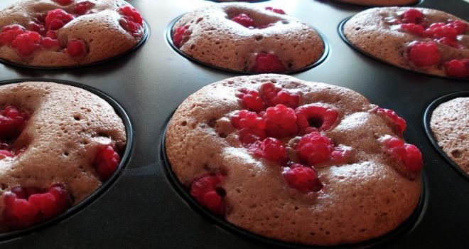 recept gezonde muffins met teff graan en frambozen Recept voor gezonde muffins