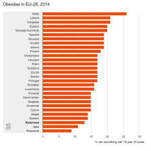 minder obesitas in Nederland
