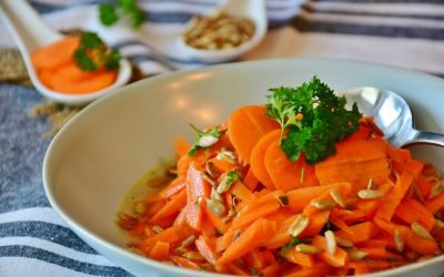 Wortelsalade | Lekker gekruide wortelsalade met rozijnen